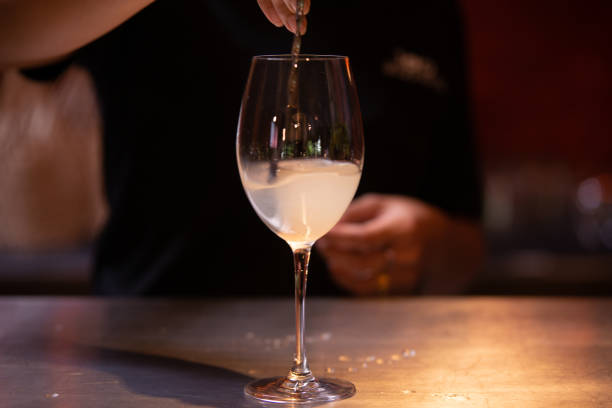 istock Lemon soda. Beverage for summer with waiter. 1257505083
