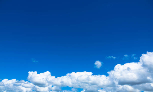 istock The vast blue sky and cumulus clouds, Place for Text 1257510031