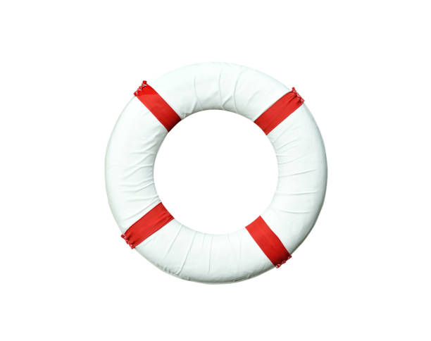 istock Lifebuoy isolated on white 1257516970