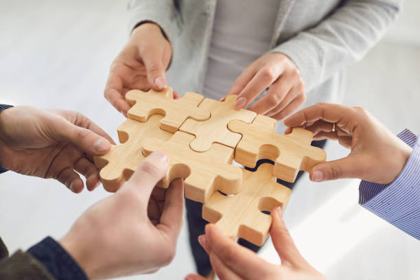istock Concept of partnership creative work startup teamwork team business people. 1257521283