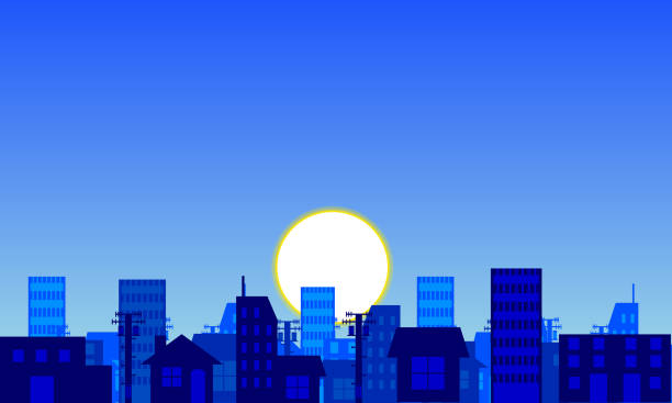 istock Anime touch. Background illustration of cityscape made in vector 1257531282