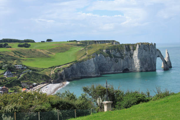 istock White cliffs of Etretat 1257534790