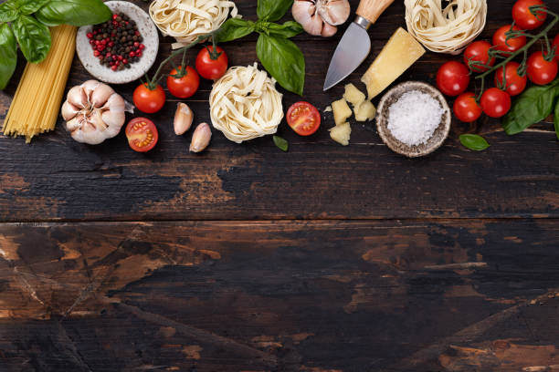 istock italian food ingredients background 1257541436