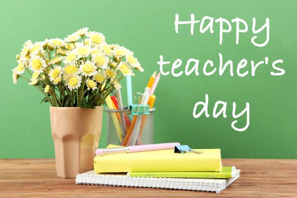 istock Teacher's Day background. Happy teacher's day 1257544600