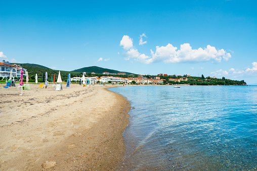 Summer 2020 in Gerakini village, Halkidiki, Greece, Europe.