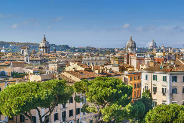 istock View of Rome, Italy 1257548042