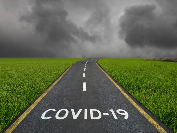 istock Covid-19 coronavirus crisis warning road way storm future change 1257553119