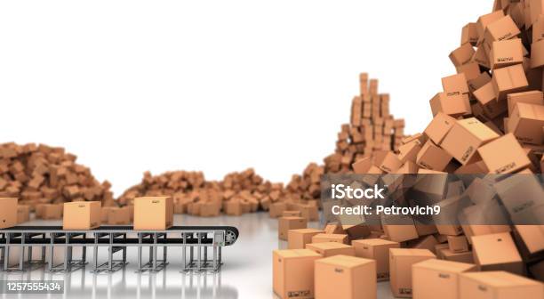 Overproduction Stock Photo - Download Image Now - Freight Transportation, Crisis, Delivering