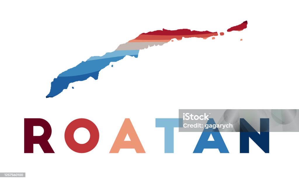 Mapa Local De Roatan Ilustración de Mapa Roatán y más Vectores Libres de Derechos de Roatán ...