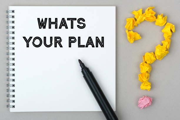 istock Hand with marker writing: Whats Your Plan. 1257569542