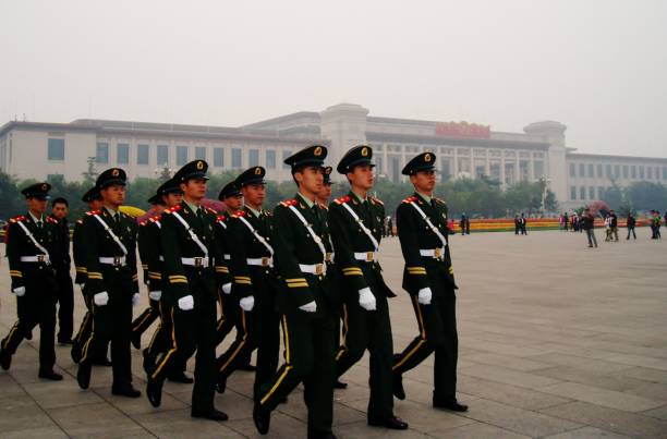 천안문 광장 - tiananmen square 뉴스 사진 이미지