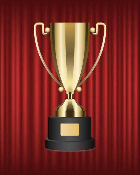 istock Award in Shape of Cup with Handle on Pedestal 1257573781