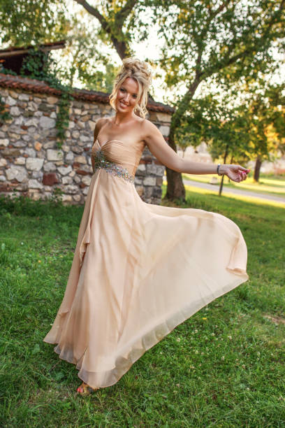 istock Beautiful woman with blond hair posing 1257576884