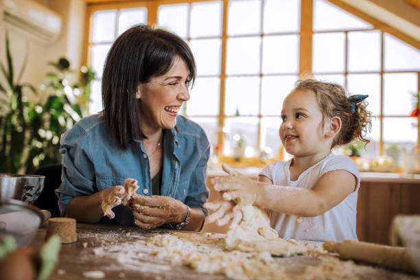 istock Cute little baking assistang 1257578226