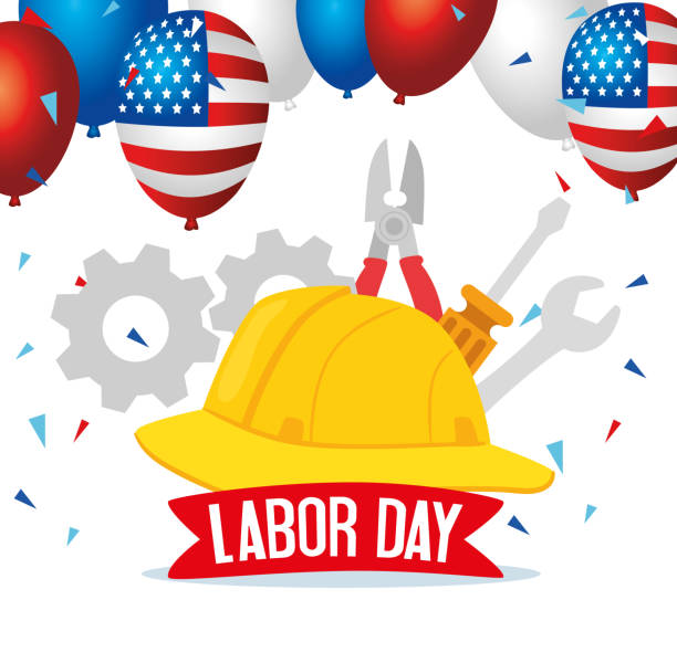 istock happy labor day holiday banner with helmet secure protection and tools construction 1257580365