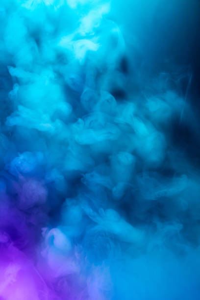 istock Abstract colorful, multicolored smoke spreading, bright background for advertising or design, wallpaper for gadget 1257581291