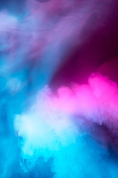 istock Abstract colorful, multicolored smoke spreading, bright background for advertising or design, wallpaper for gadget 1257581294