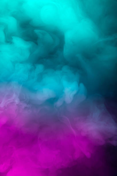 istock Abstract colorful, multicolored smoke spreading, bright background for advertising or design, wallpaper for gadget 1257581310