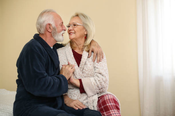 istock Senior couple in love 1257585016