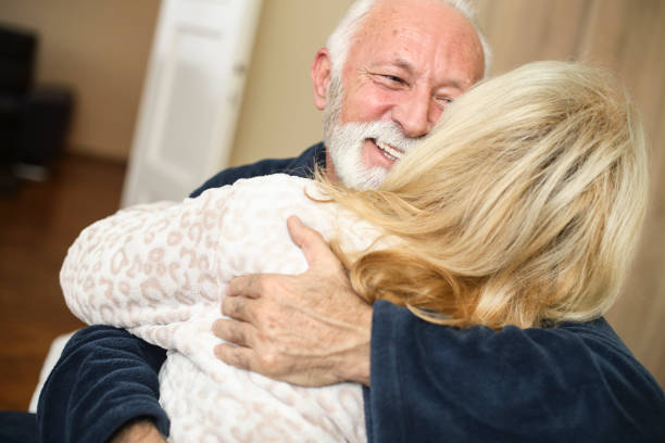 istock Happy senior couple 1257585048