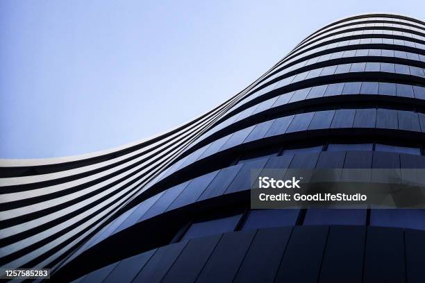 Futuristic Architecture Stock Photo - Download Image Now - Building Exterior, Architecture, Curve