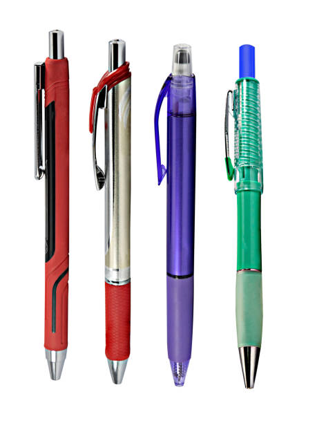 istock Set of pen Isolated on White Background  with copy space. 1257590251