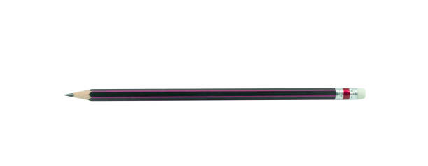 istock Pencil with Copy Space on Isolated white background. 1257592095