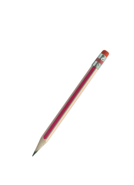 istock Pencil with Copy Space on Isolated white background. 1257592136