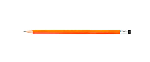 istock Pencil with Copy Space on Isolated white background. 1257593515