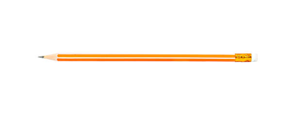 istock Pencil with Copy Space on Isolated white background. 1257593535