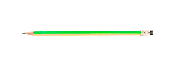istock Pencil with Copy Space on Isolated white background. 1257594510