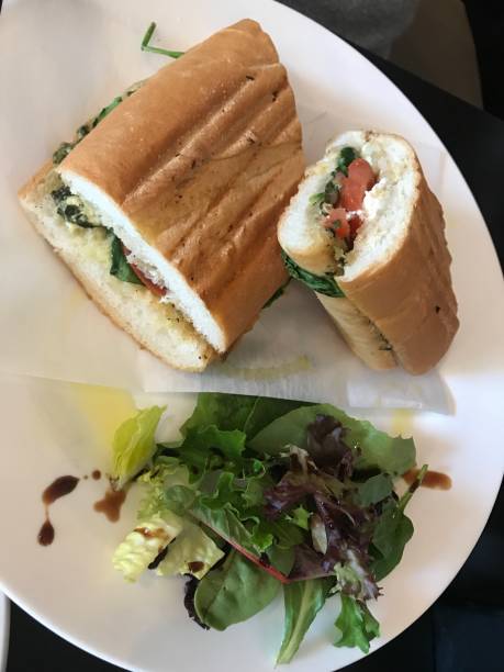 istock Sandwich and Salad 1257595474