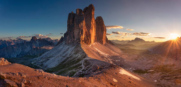 istock Dolomites, Three Peaks of Lavaredo. 1257595623