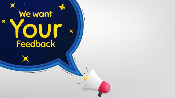 istock We want your feedback symbol. Survey or customer opinion sign. Vector 1257597644