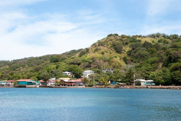 istock Roatan Island Coxen Hole Town 1257599711