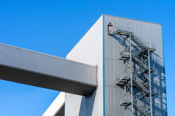 istock Low Angle View Of Bridge And Building Against Blue Sky 1257600441
