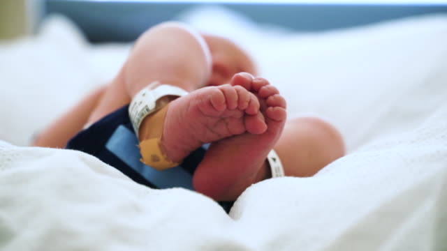 Newborn Baby Kicking Feet