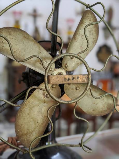 istock Old retro electric fan 1257609796