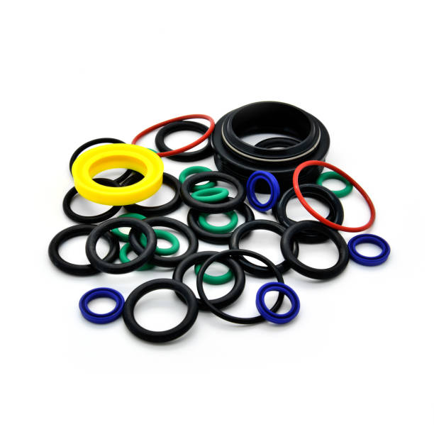 istock Seals and dust wiper for mtb bikes and shock absorber. 1257612350