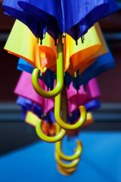 istock Colorful umbrellas 1257625925
