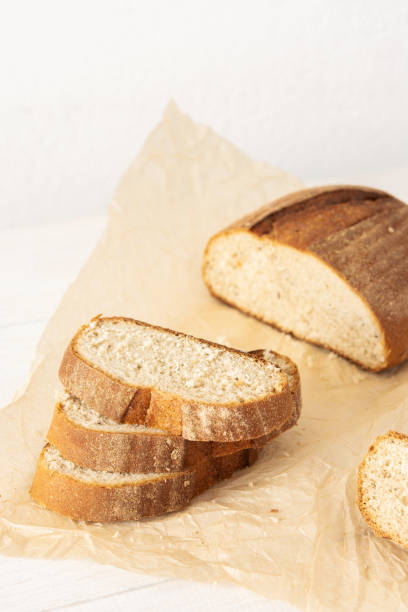 istock Loaf of homemade bread 1257630235