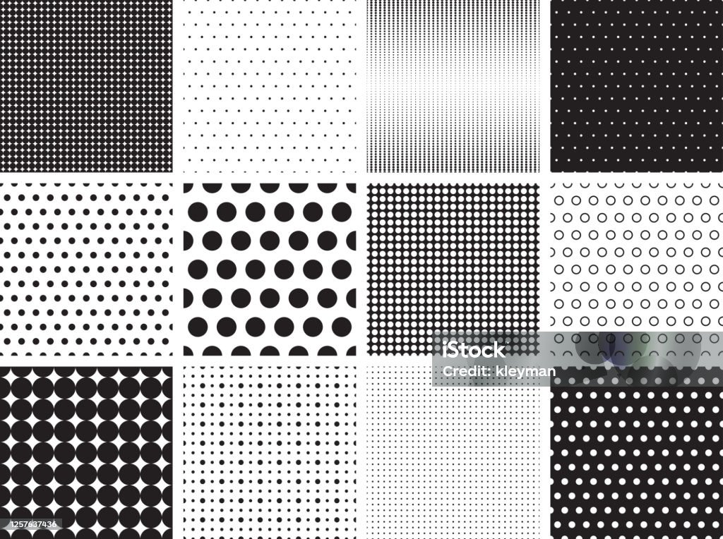 Pdot Pattern Seamless Polka Dot Pattern Stock Illustration - Download Image Now ...