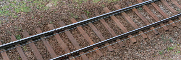istock old rail track top view from above industrial concept 1257637476