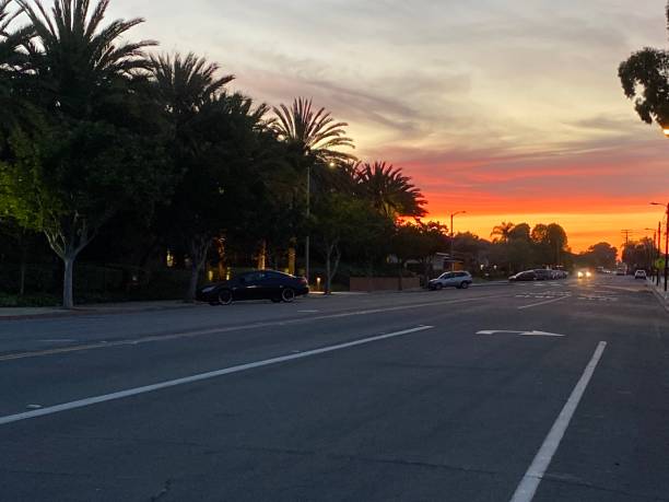 istock Sunset near the Local High School 1257648049