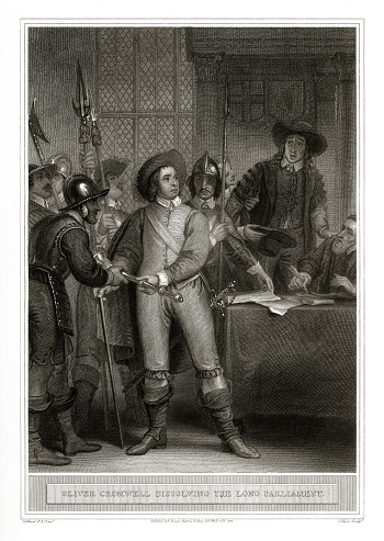 Very Rare, Beautifully Illustrated Antique Engraving of Lord Falkland, English Victorian Engraving, 1806. Source: History of England from the Invasion of Julius Caesar to the Revolution in 1688. Original edition from my own archives. Copyright has expired on this artwork. Digitally restored.