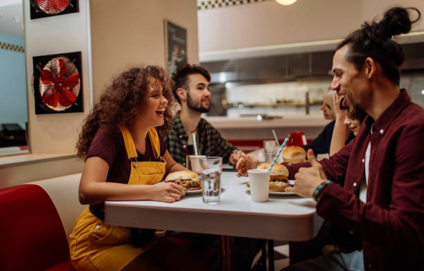 istock Laughter and a good meal will do you good 1257651726