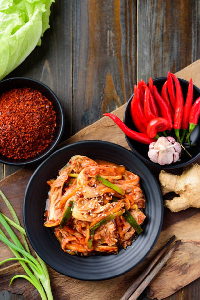 istock Kimchi cabbage, Korean food 1257676428