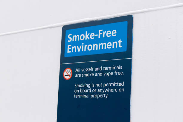 istock Smoke-Free Environment sign on ferry in Vancouver 1257676515