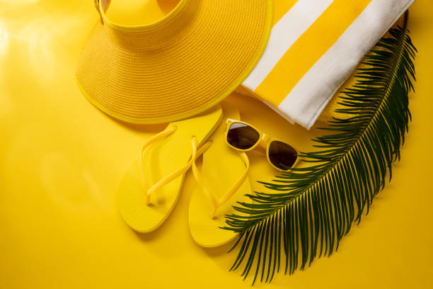 istock Yellow and Blue Summer Time Fun 1257678189