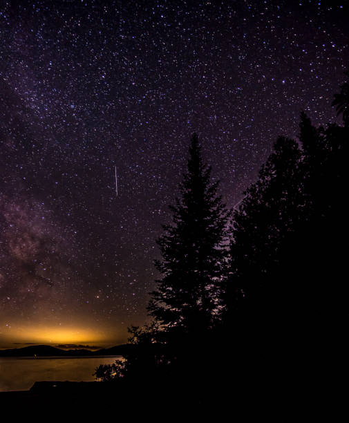 istock Night sky during my camping trip 1257681388